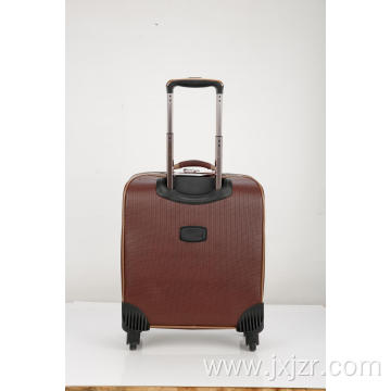 Hot selling PU colourful trolley luggage